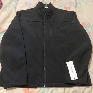 NWT Calvin Klein Black Men's Soft Shell Medium Jacket